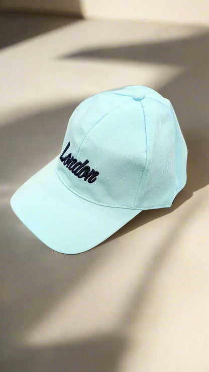 LONDON BLUE COTTON cap