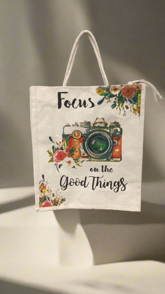 FOCUS CANVAS shopping bag