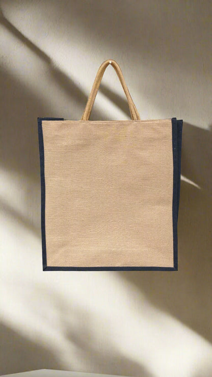 BUTTERFLY BLISS JUTE shopping bag