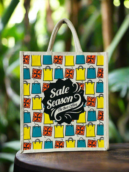 RED SALE CANVAS shopping bag